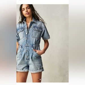 Marci Cuffed Shortalls